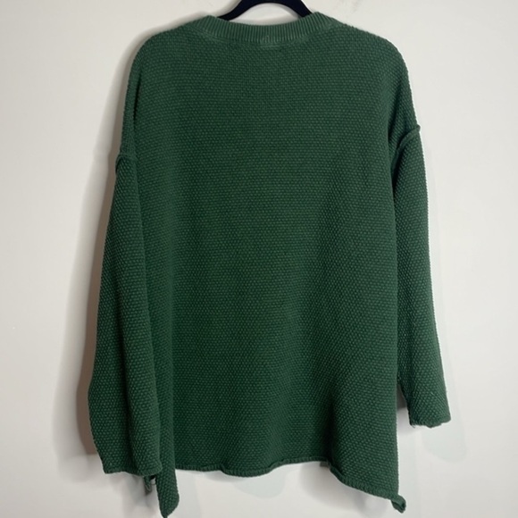 Free People FP Beach Hailee Sweater in Green Women’s size Large - Picture 4 of 7